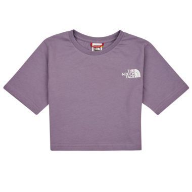 T-shirt ragazza The North Face Girl’s S/S Crop Simple Dome Tee Viola, in cotone morbido e traspirante. Perfetta per un look casual e alla moda, ideale per le avventure all'aperto o l'uso quotidiano. Stile fresco e giovanile con logo iconico, disponibile in viola. Aggiungi un tocco di stile al guardaroba delle tue ragazze con questa T-shirt dallo spirito avventuroso.